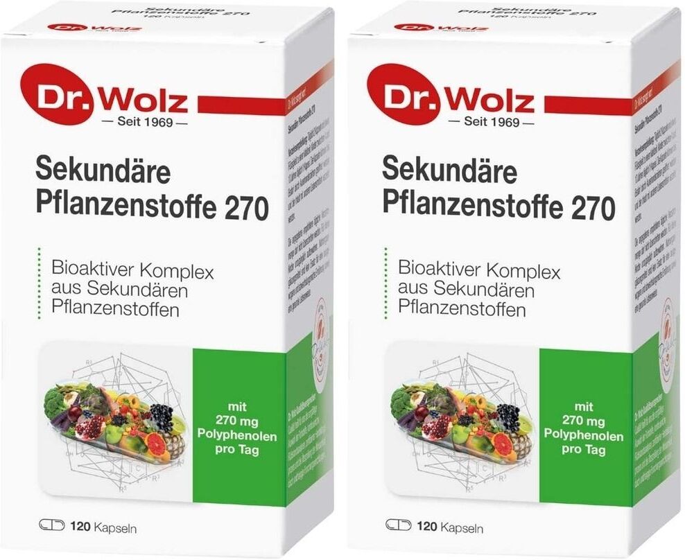 Dr. Wolz Sekundäre Pflanzenstoffe 270 Kapseln 2x 2x120 St