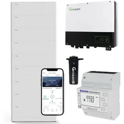Growatt SPH3600 3,6kW Hybrid Wechselrichter mit 23.0kWh Solarspeicher-Set