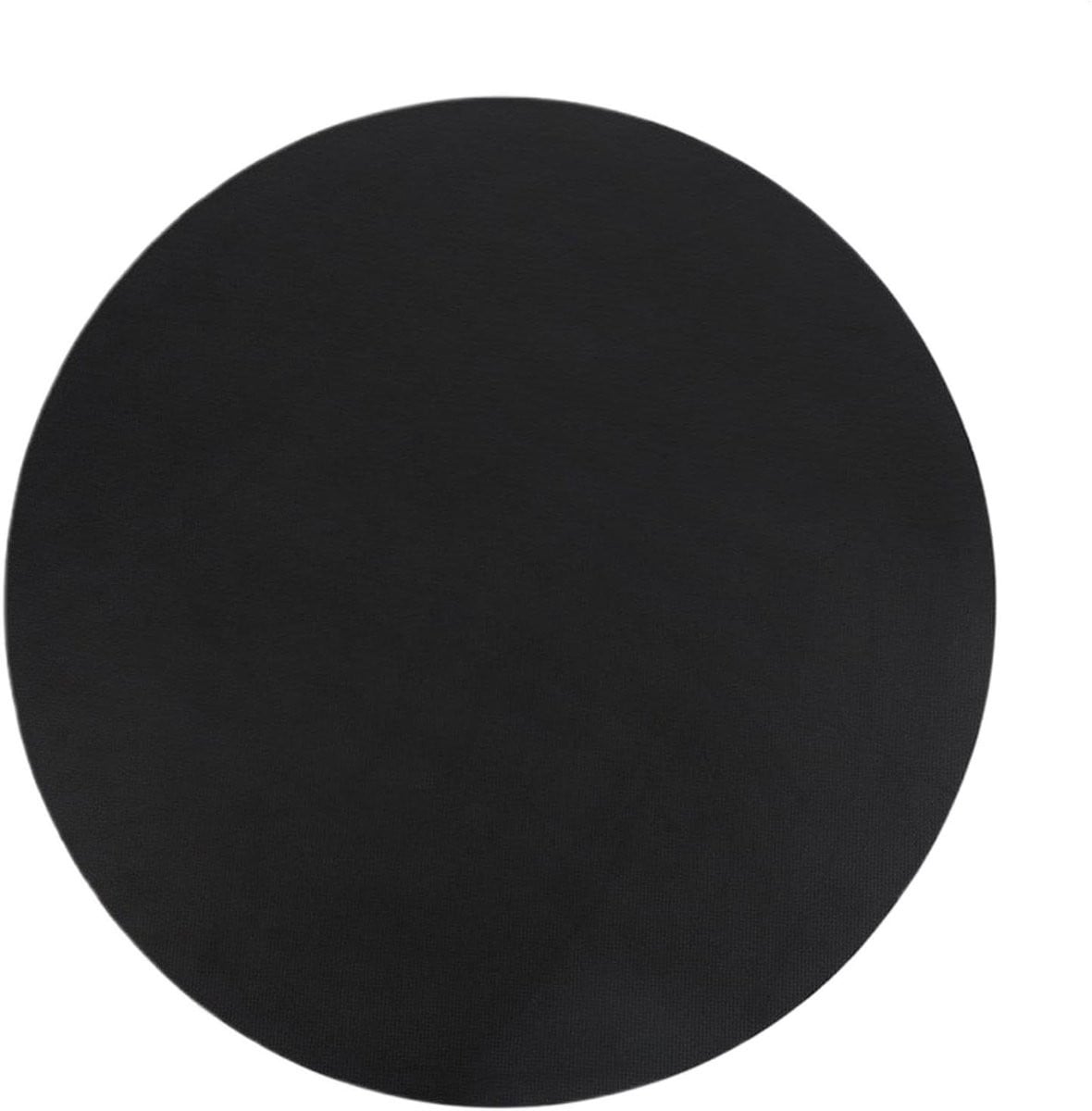 Ronde ligmat zwart met antislip grip - Vloerbescherming voor meubels - Diameter: 70 cm