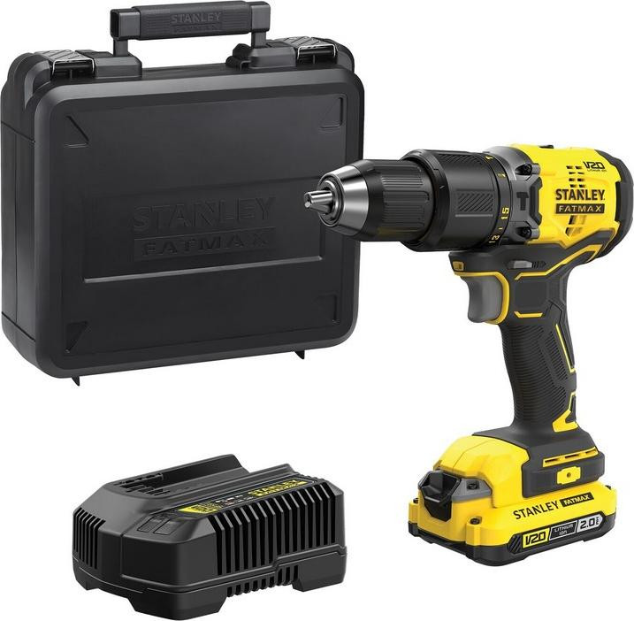 Stanley boormachine en schroefset met accessoires, model SFMCD715D1K