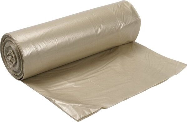 No-Name Containersæk 240l, 124x151cm, 40my Genanvendt Klar