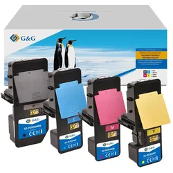 4 G&G Toner kompatibel zu Kyocera TK-5240K, TK-5240C, TK-5240M, TK-5240