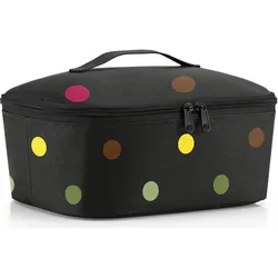 Coolerbag Pocket Kühltasche M mit bunten Punkten schwarz