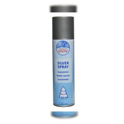 Christmas Decorations Sprühfarbe Weihnachten 150ml Silber Farbspray zum Basteln & Dekorieren silbernes Dekospray für Weihnachten & DIY Projekte Silberspray Metallic