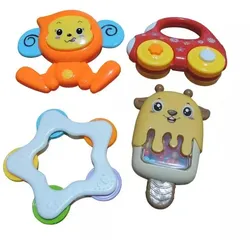 Baby-Rassel Set – 4-teilig