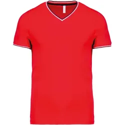 Kariban Herren Piqué V-Ausschnitt T-Shirt K374