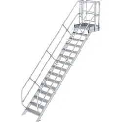 Munk Treppen-Modul Aluminium geriffelt - 632315