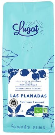 Lugat - Kaffeebohnen - Las Planadas Bio Aus Kolumbien - 250g - MaxiCoffee