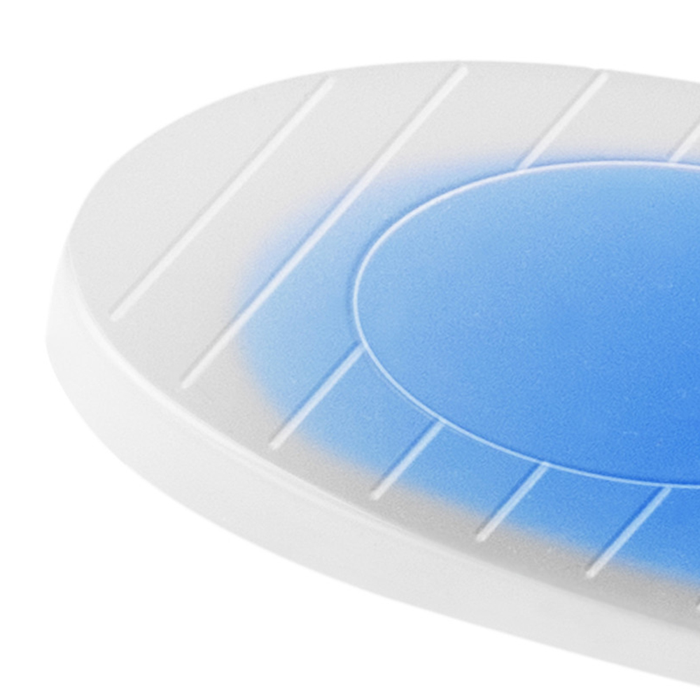 Orliman Sofy-Plant Flat Silicone Heel Cup with Central Spur 5mm 1&nbsp;un. Size 1