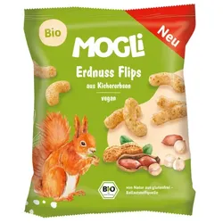 Mogli Erdnuss Flips aus Kichererbsen bio