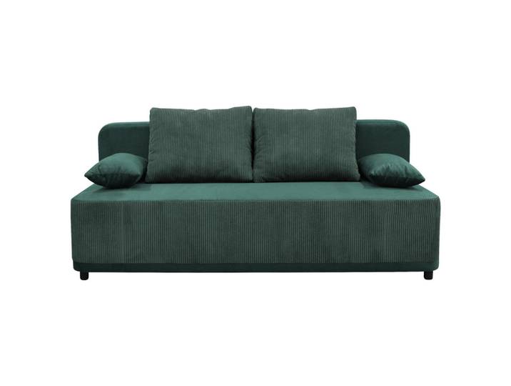 Mid.you Schlafsofa, Grün, Kunststoff, 197x90x83 cm, Made in EU, Liegefunktion, Wohnzimmer, Sofas & Couches, Schlafsofas, Schlafsofas mit Bettkasten
