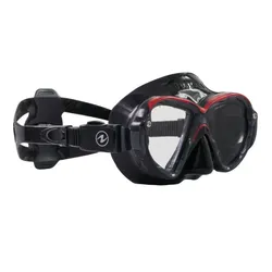 Aqualung Tauchmaske REVEAL ULTRAFIT - Farbe BLACK / RED / BLACK - Gr. L