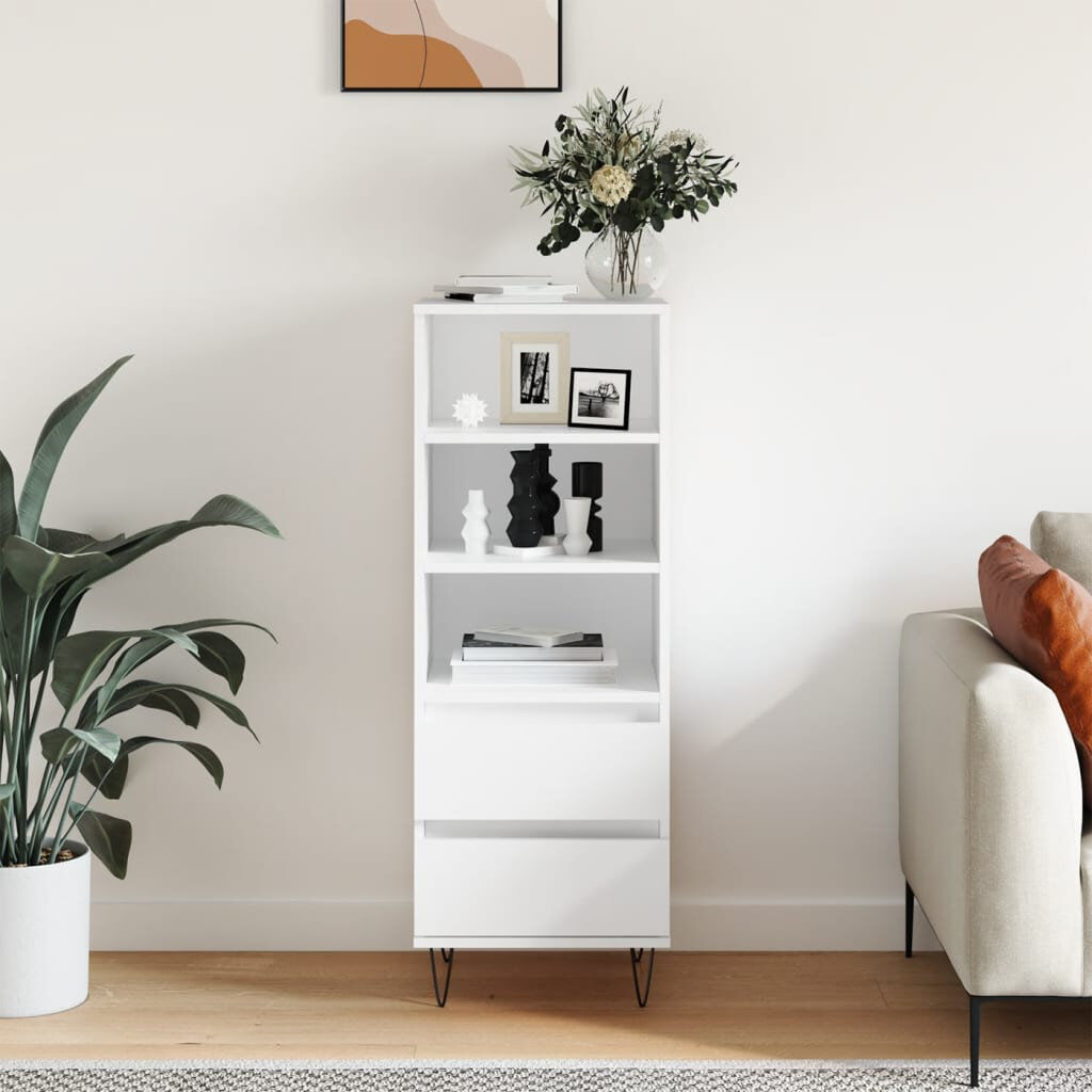 17 Stories Middent 40cm Sideboard White 110cm H X 40cm W X 36cm D