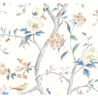 Lillian August Luxe Haven Floral Trail Peel and Stick Wallpaper