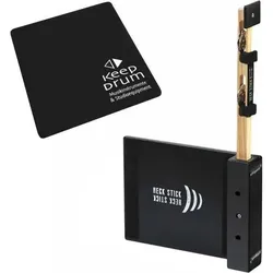 Schlagwerk HECK 75 Heck Stick mit Sitzpad (Perkussion), Perkussion, Schwarz