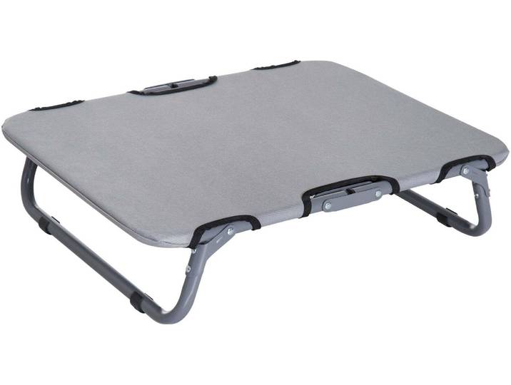 Paws Paws Lit pour chien pliable gris 59 x 46 x 15cm