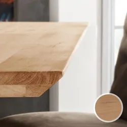 Massivholz »Tabula Rasa« Tischplatte Schweizer Kante  – erhältlich in 12 Größen