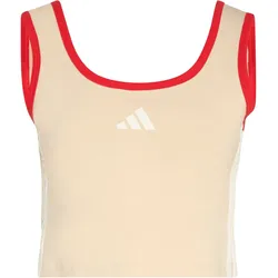 adidas Stadium Tanktop Damen KE9575 - crystal linen/pure ruby/off white M