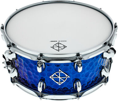 "Dixon 14""x6.5"" Snare Blue Titanium Blue Titanium Plated"