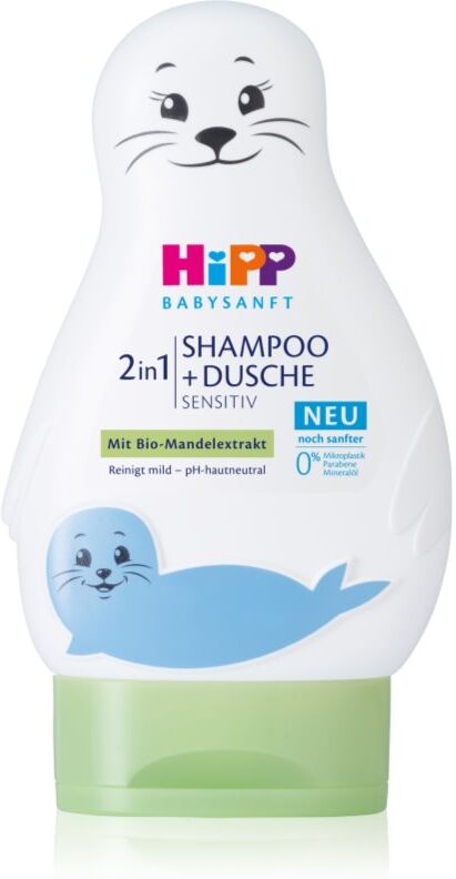 Hipp Babysanft Sensitive children’s shampoo for body and hair Seal 200 ml