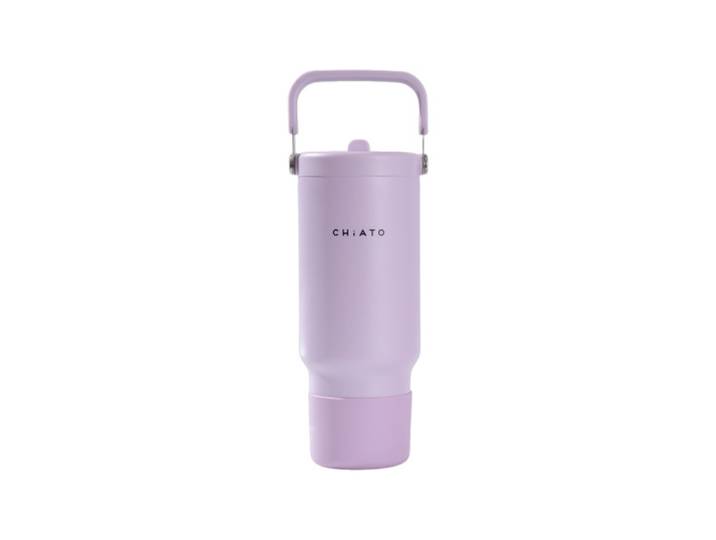 CHiATO Home freshSIP Soft Lavender Thermo-Trinkbecher mit Strohhalmdeckel, 946 ml – Lavender