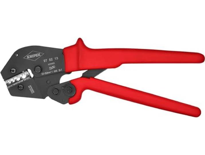 KNIPEX Krimptang ook te bedienen met twee handen met antislip, 97 52 13