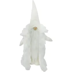 Dekoaufsteller Gnom H=66cm - weiß