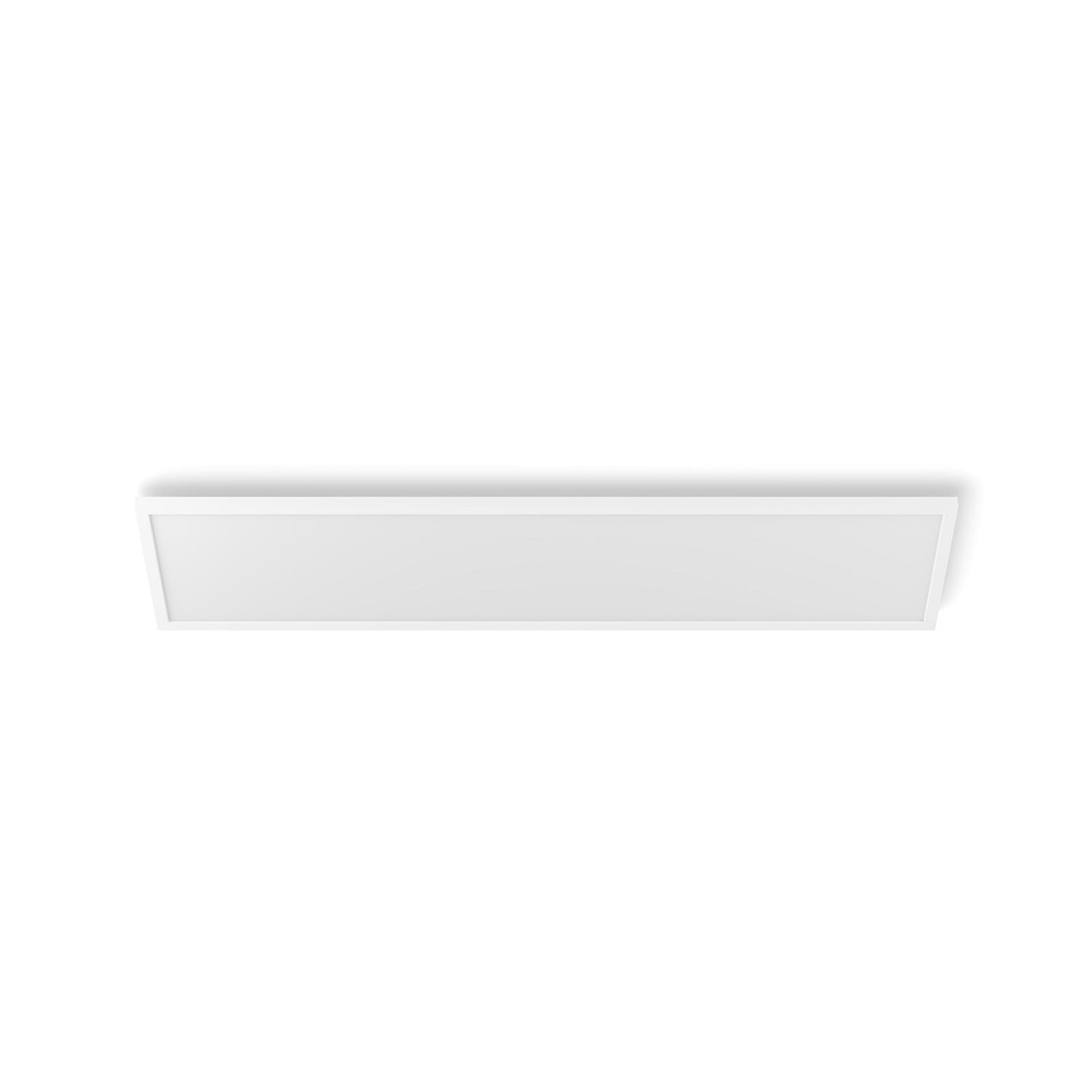 Philips Hue White and Color ambiance Surimu rechteckiges Panel 120x30 weiß, Intelligente Deckenbeleuchtung, Bluetooth/Zigbee, Weiß, LED, Metall, Synthetik, Nicht austauschbare(s) Leuchtmittel