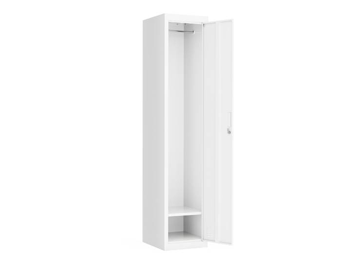 Garderobe Spind 1 Türe 38 x 185 cm weiss