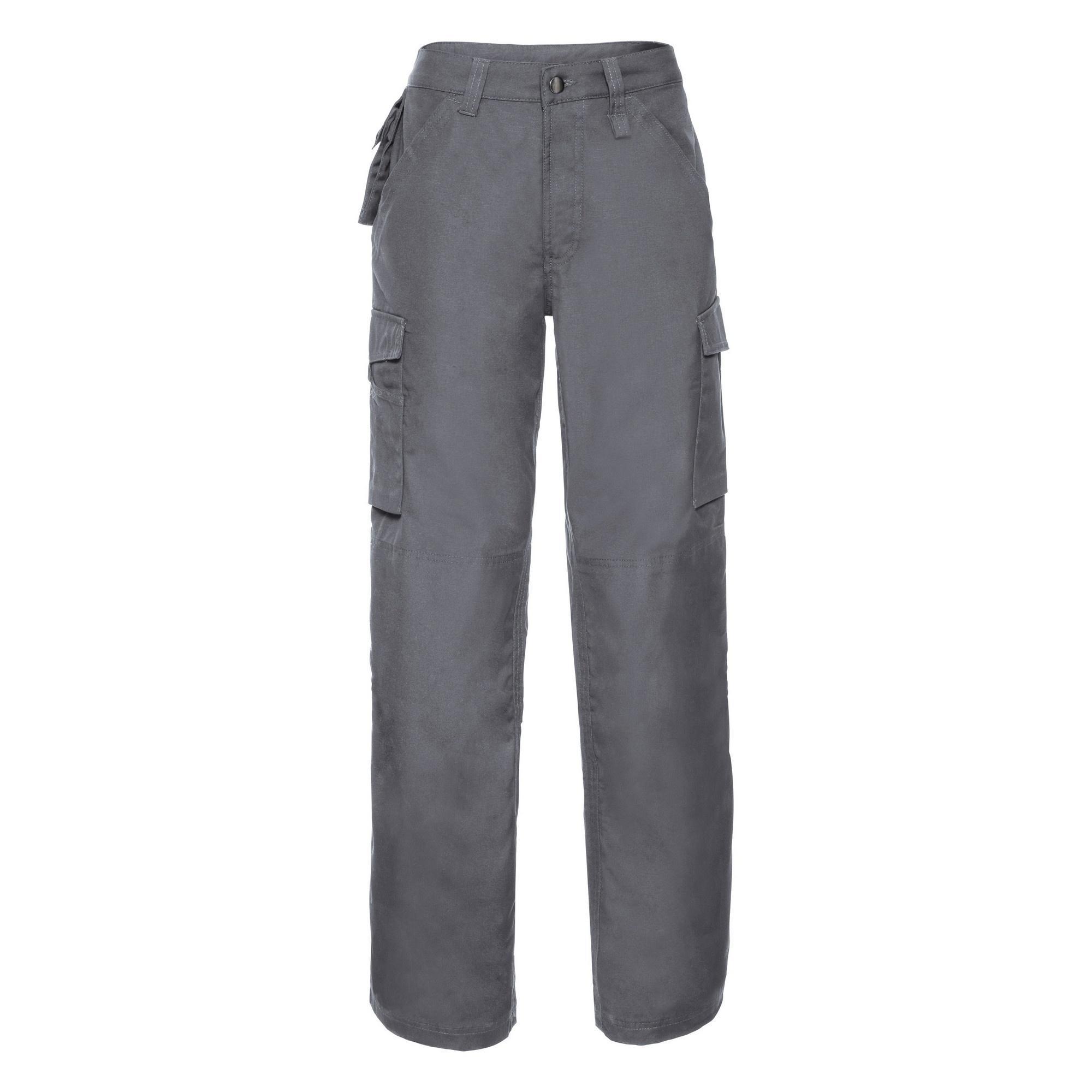 Russell Work Wear Herren Arbeitshose, robust, Standard-Beinlänge (Grau)