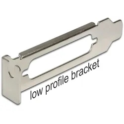 DELOCK Sltoblech Low Profile mit D-Sub25 Öffnung