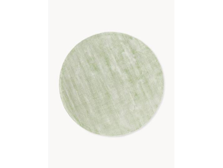 Tapis rond en viscose tissé main Jane