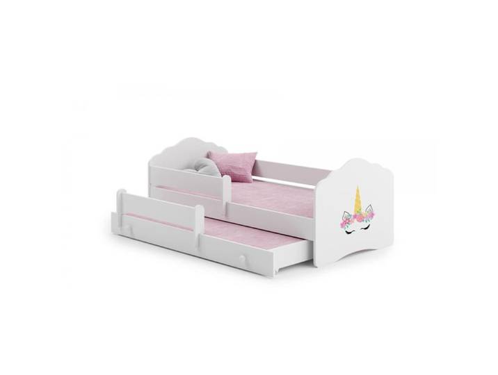 Lit enfant FALA BAR+SZU 160x80 Licorne avec gigogne avec matelas