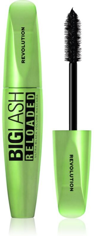 Revolution Big Lash Reloaded volumising mascara in extra black shade Ultra Black 8 ml