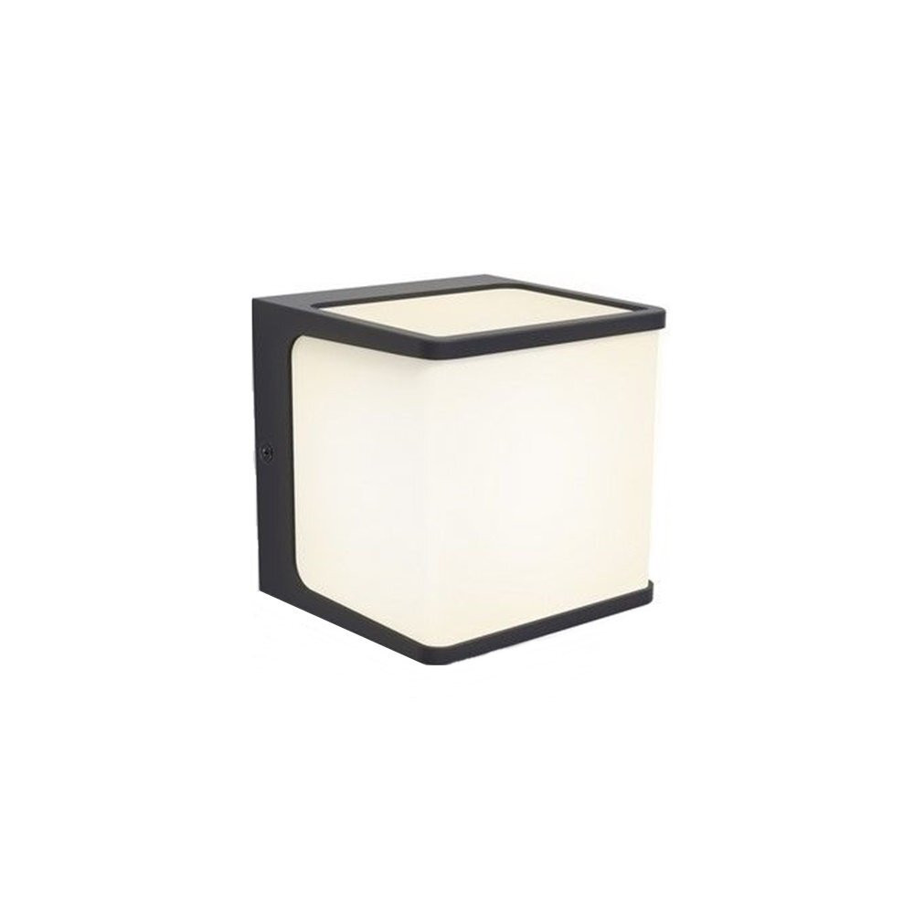 LUTEC Doblo Design Wandlamp Vierkant met LED voor in de tuin