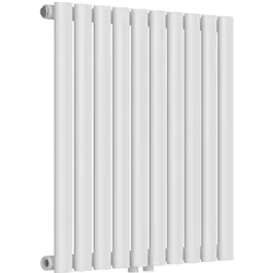 Helloshop26 - Flacher Design-Flachheizkörper 449 Watt Stahl 60 x 60 cm weiß