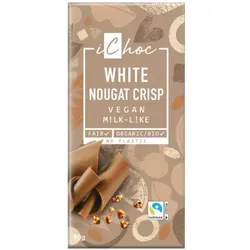 iChoc White Nougat Crisp Schokolade bio