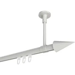 GARDINENSTANGE INNENLAUF Sonette Savio 120 cm, 1-läufig, 20 mm Ø Weiß