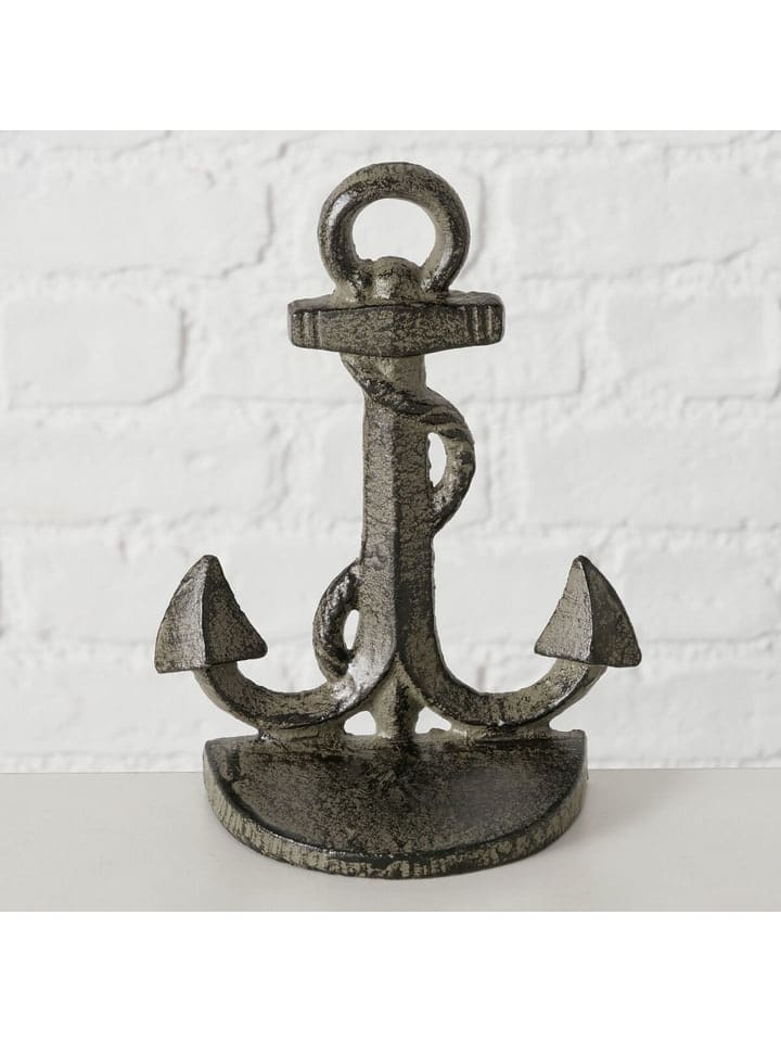 Boltze Türstopper "Anchor" in Braun - (B)6 x (H)18 cm - onesize