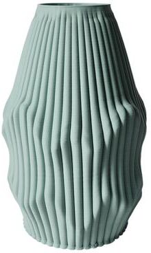Sagebrook Home Tropez 3D Printed Vase, Green