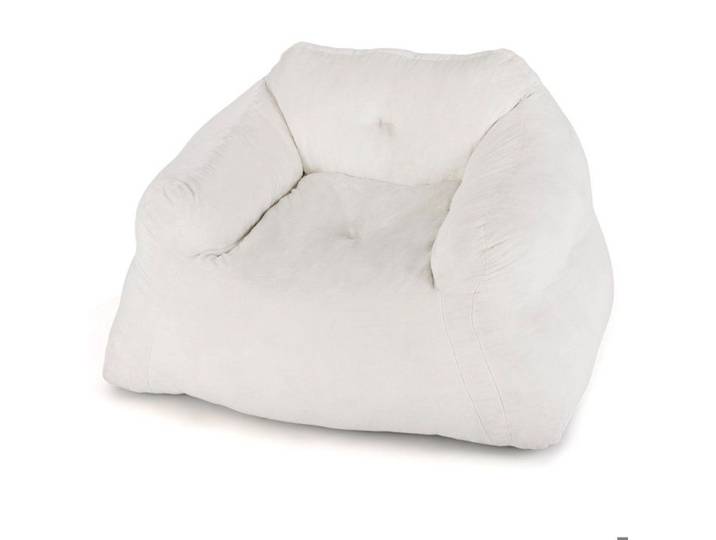 Velours doux fauteuil poire canapé lazy avec dossier ergonomique et base antidérapante pour salon