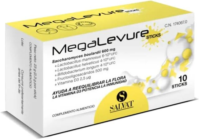 Salvat Megalevure 10 Sachês Morango
