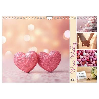 W wie Wedding (Wandkalender 2027 DIN A4 quer), CALVENDO Monatskalender