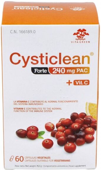 Vita Green Cysticlean Forte 240 mg Capsules 60 Capsules