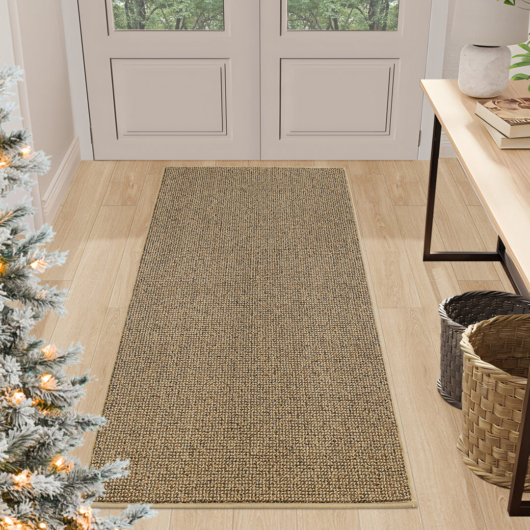 COSY HOMEER Runner Area Rug Beige Runner 78.7cm x 243.8cm