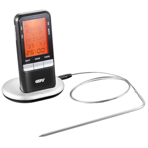 GEFU Händi Digitale draadloze braadthermometer met timer, B/D/H: 9 x 12,5 x 7 cm