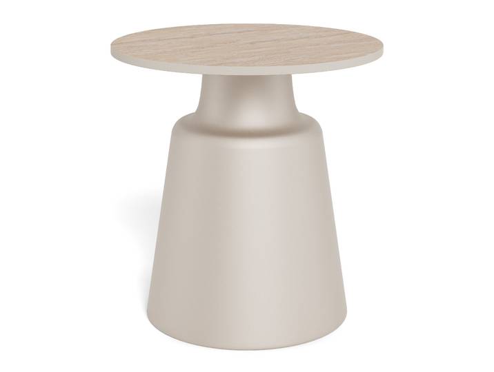 Actona Couchtisch Santorini Travertin Beige Ø 45 cm
