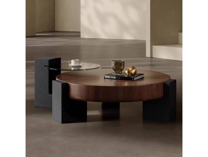 Ornements Table basse de luxe affichage esthétique moderne Glam Table basse cadre Design Muebles Para El Hogar accessoires de maison