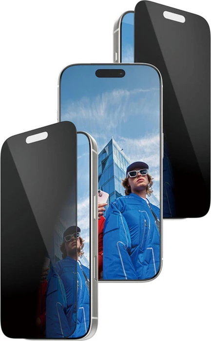 PanzerGlass Privacy Apple iPhone 17 Pro mit staubfreier Anwendungsbox