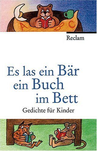 Ursula Remmers - Es las ein Bär ein Buch im Bett: Gedichte für Kinder - Preis vom 11.10.2026 03:10:56 h